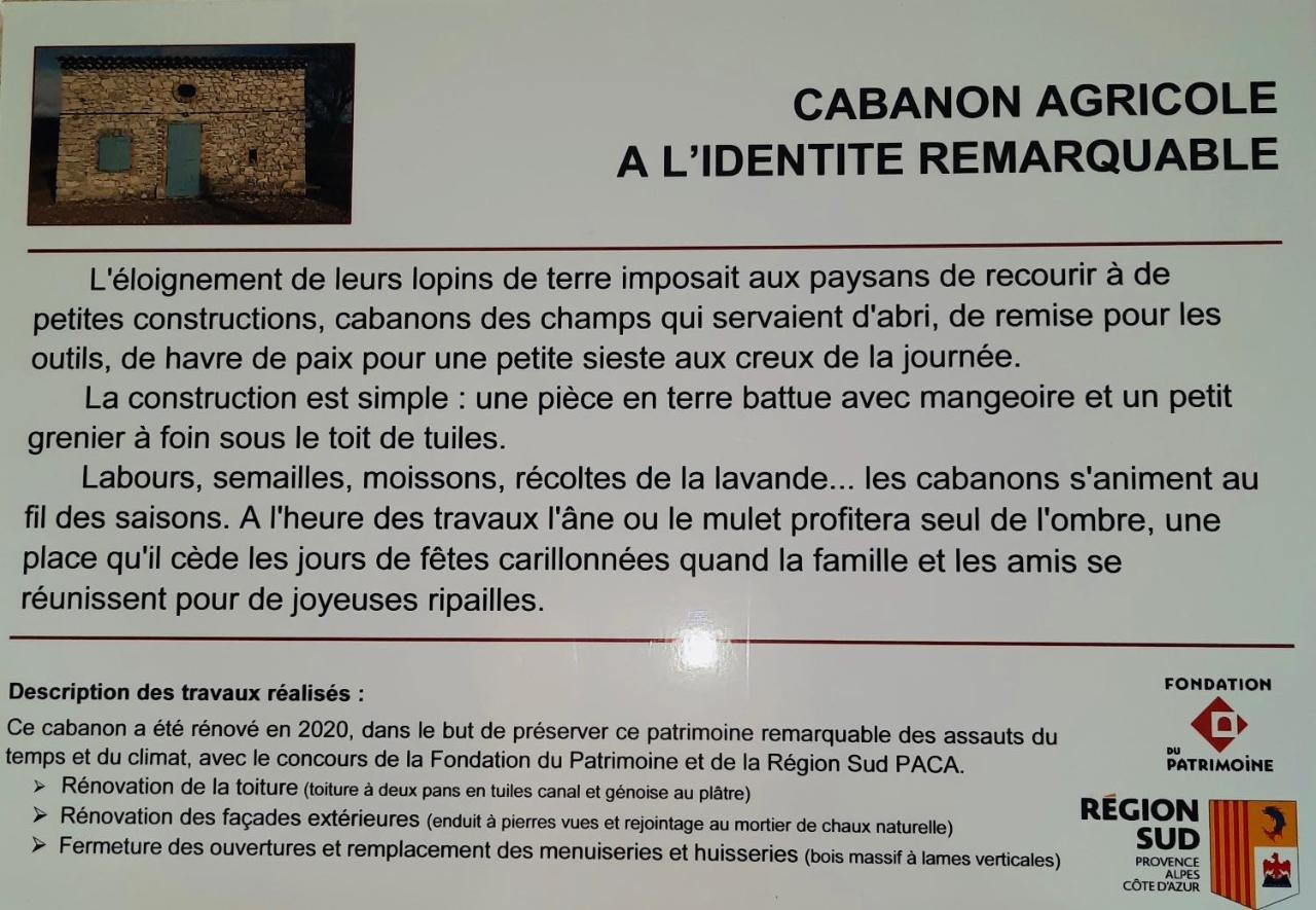 Le Cabanon Des Lavandes Entre Mont Ventoux Et Luberon โซลต์-เดอ-โวคลูซ ภายนอก รูปภาพ